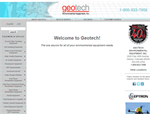 Tablet Screenshot of geotechenv.com